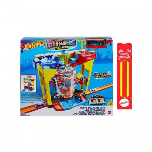 Λαμπάδα Hot Wheels Πλυντήριο Χρωμοκεραυνών (GRW37L)