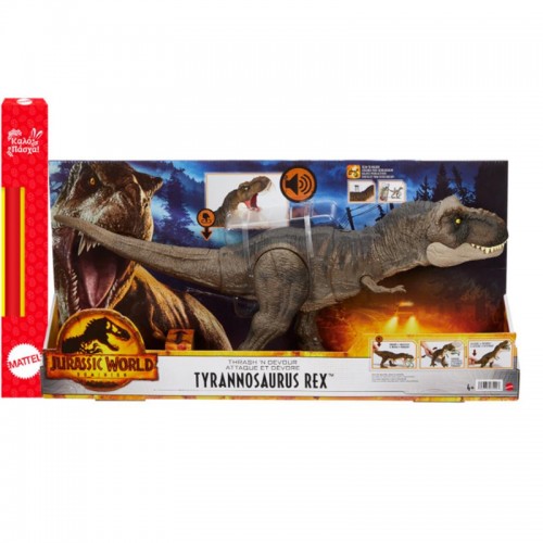 Λαμπάδα Jurassic World Νέος T-Rex που Χτυπά και Καταβροχθίζει (HDY5L)
