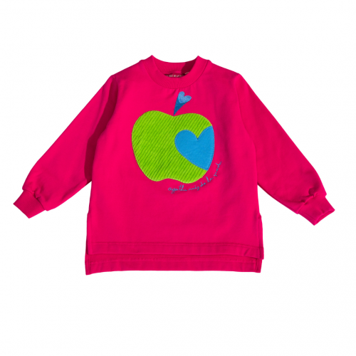 Agatha Ruiz De La Prada Μπλούζα Φούτερ Apple World (PVSWS.0180)