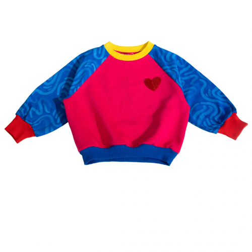 Agatha Ruiz De La Prada Μπλούζα Φούτερ Color Block (PVSWS.0237)