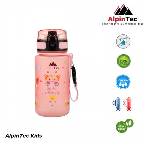 Παγούρι AlpinTec 350ml Pink Butterfly (C-350FL-BU)