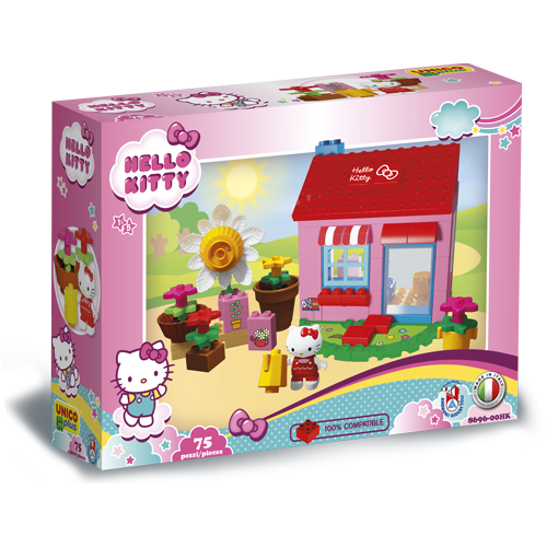 Unico Plus Hello Kitty Σπίτι Κήπου 75τεμ (8696-00HK)