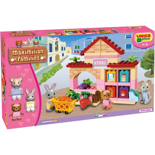 Unico Plus Maximilian Families Mini Market 60τεμ (8939-0MAX)