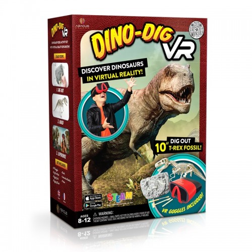 Abacus Stem Lab Dino Dig VR Επιστημονικό Σετ Εικονικής Πραγματικότητας με Γυαλιά (AB94925)