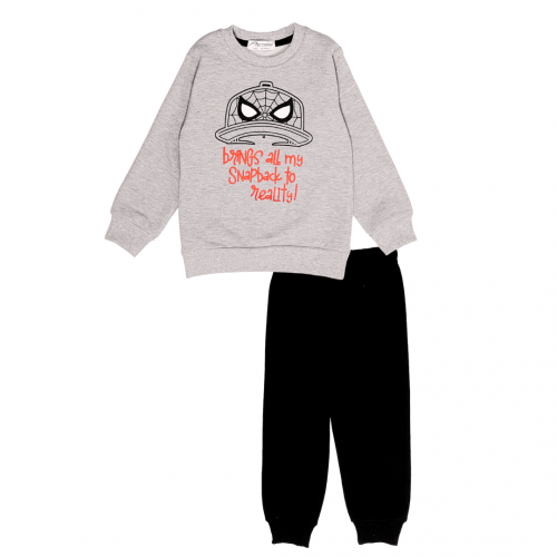 Σετ Φούτερ Φόρμα Spidy Γκρι (12420024) Σετ Φούτερ Φόρμα Spidy Γκρι (12420024)