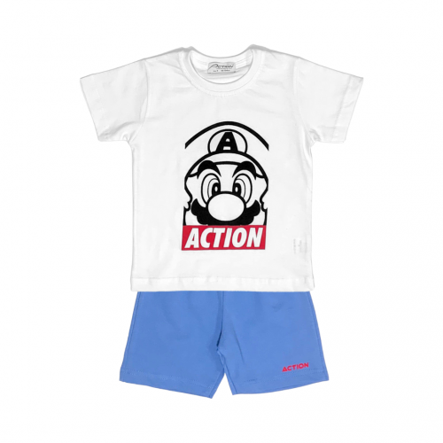 Σετ Μπλούζα με Σορτς Super Mario (22420008) Σετ Μπλούζα με Σορτς Super Mario (22420008)