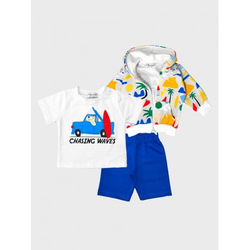 Σετ Ζακέτα Σόρτς & Μπλούζα Σέρφ (22550002) Σετ Ζακέτα Σόρτς & Μπλούζα Σέρφ (22550002)