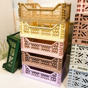 Aykasa Καλάθι Πτυσσόμενο Medium Gold (AYK-MID-GOL)