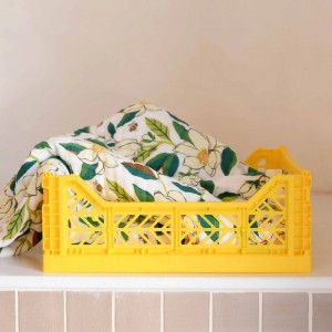 Aykasa Καλάθι Πτυσσόμενο Medium Yellow (AYK-MID-YEL)