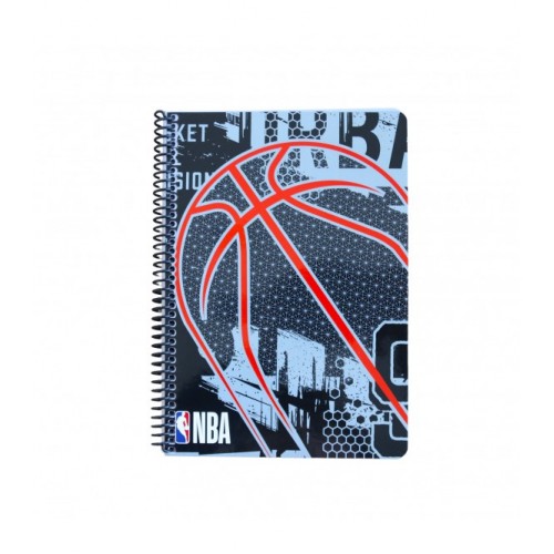 BMU Τετράδιο 17x25 Σπιράλ 2 Θεμ. 70φ NBA Red Ball-Street (338-96402)