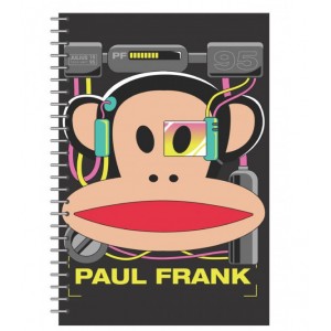 BMU Τετράδιο 17x25 Σπιράλ 2 Θεμ. 70φ Paul Frank Sport (346-76402)