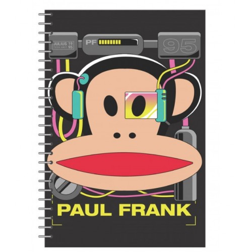 BMU Τετράδιο 17x25 Σπιράλ 2 Θεμ. 70φ Paul Frank Sport (346-76402)