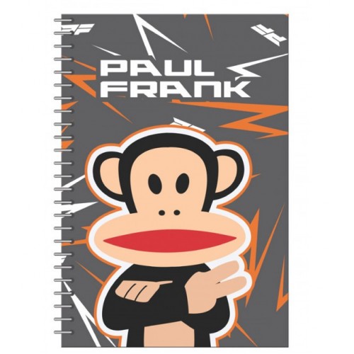 BMU Τετράδιο 17x25 Σπιράλ 2 Θεμ. 70φ Paul Frank Sport (346-76402)