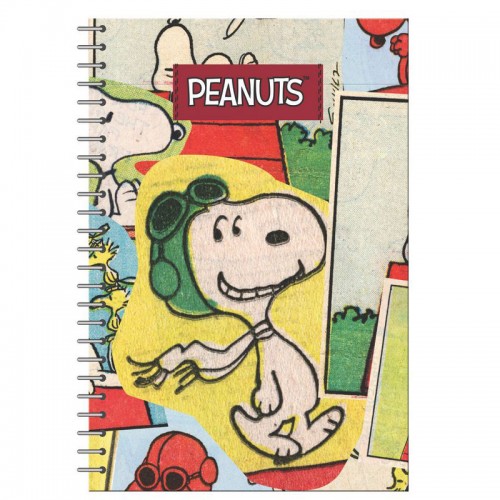 BMU Τετράδιο 17x25 Σπιράλ 2 Θεμ. 70φ Peanuts (365-01402)