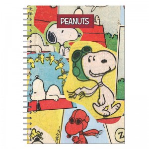 BMU Τετράδιο Α4 Σπιράλ 2 Θεμ Snoopy Peanuts (365-01440)