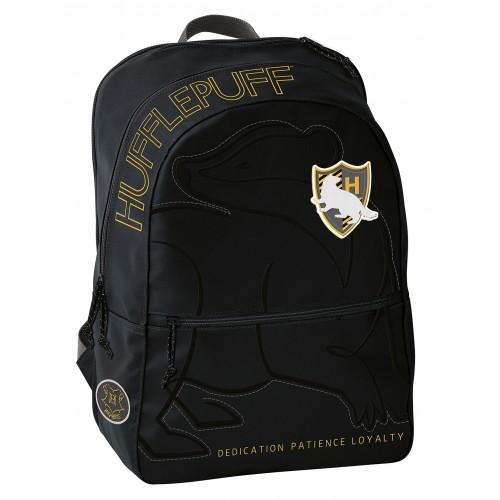 Σακίδιο Σχολικό Harry Potter Teens Hufflepuff Μαύρο (214215) Σακίδιο Σχολικό Harry Potter Teens Hufflepuff Μαύρο (214215)