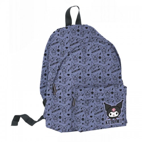Σακίδιο Στρογγυλό Kuromi Pattern Lila (252236)