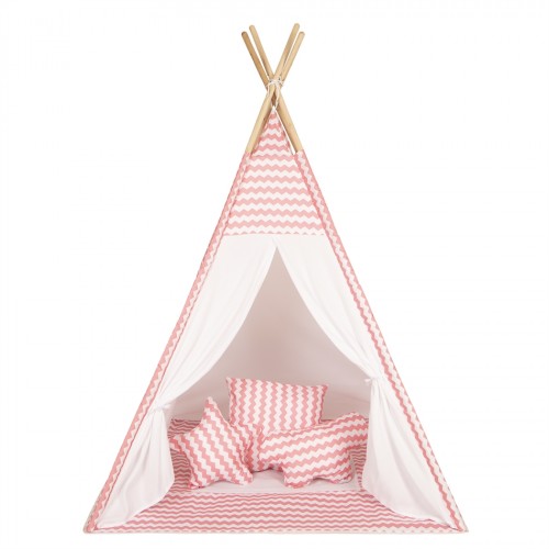 Σκηνή Baby Adventure Teepee Pink Wave (BR75045)