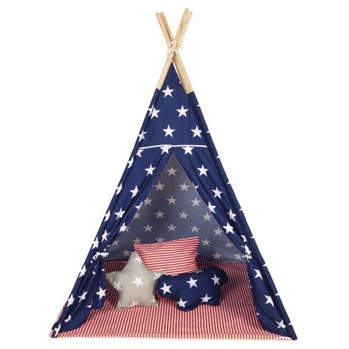 Σκηνή Baby Adventure Teepee Stars & Stripes (BR75042)