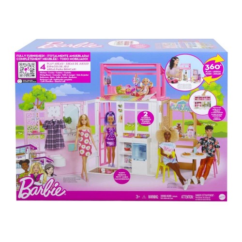 Barbie Σπίτι Βαλιτσάκι (HCD47)