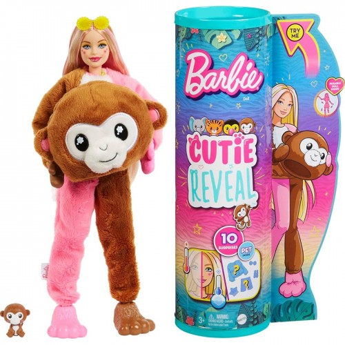 Barbie Cutie Reveal Μαϊμουδάκι (HKR01)