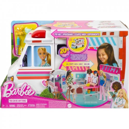 Barbie Κινητό Ιατρείο Ασθενοφόρο (HKT79)