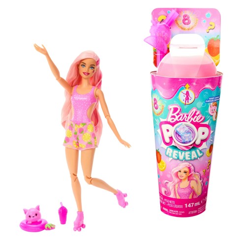 Barbie Pop Reveal Φράουλα Λεμόνι (HNW41)