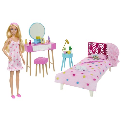 Barbie Υπνοδωμάτιο με Κούκλα (HPT55)