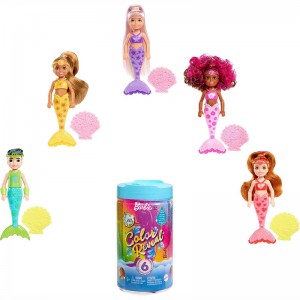 Barbie Chelsea Color Reveal Γοργόνες (HCC75)