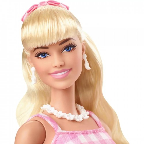 Barbie Movie Pink Gihgham Dress (HPJ96)