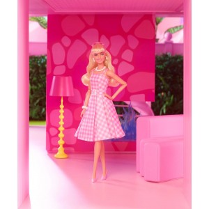 Barbie Movie Pink Gihgham Dress (HPJ96)