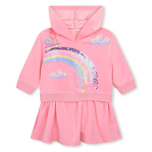 Billieblush Φόρεμα Hooded Sequined Pink 12m (23260459)