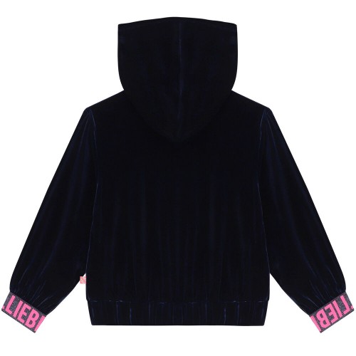 Billieblush Φούτερ Navy Blue Heart Hooded (23261420)