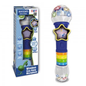 Bontempi Μικρόφωνο Ασύρματο με Φωτεινά και Φωνητικά Εφέ (413020)