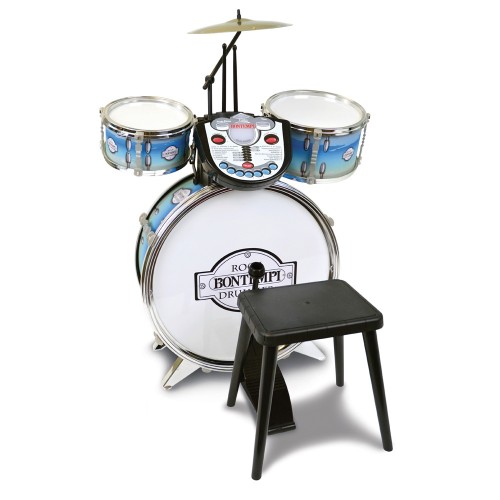 Bontempi Drums Ηλεκτρονικό 4τεμ με Εκμάθηση και Σκαμπό (525692)