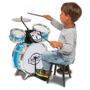 Bontempi Drums Ηλεκτρονικό 4τεμ με Εκμάθηση και Σκαμπό (525692)