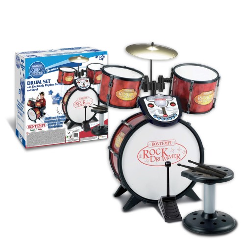 Bontempi Drums Ηλεκτρονικό με Εκμάθηση και Σκαμπό (526801)