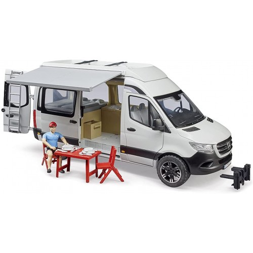 Bruder Mercedes Benz Sprinter Camper με Οδηγό (02672)