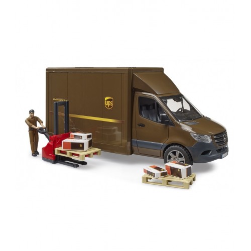 Bruder Mercedes Benz Sprinter UPS με Οδηγό και Αξεσουάρ (02678)