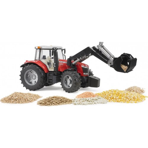 Bruder Τρακτέρ Massey Ferguson 7600 με Φορτωτή (03047)