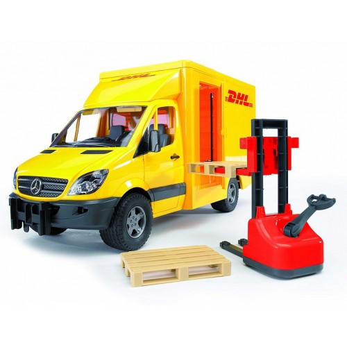 Bruder Φορτηγάκι Mercedes Sprinter DHL με Ανυψωτικό (02534)