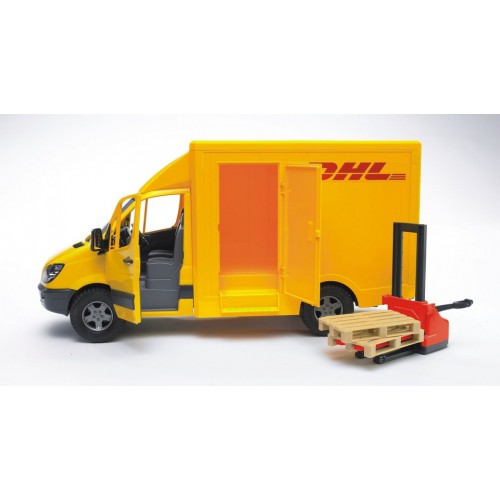 Bruder Φορτηγάκι Mercedes Sprinter DHL με Ανυψωτικό (02534)