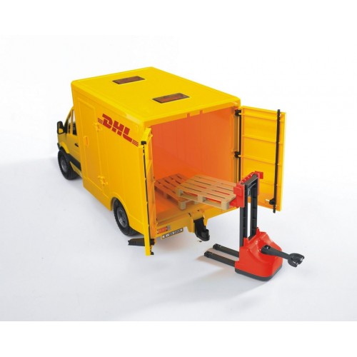 Bruder Φορτηγάκι Mercedes Sprinter DHL με Ανυψωτικό (02534)