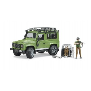 Jeep Land Rover με δασοφύλακα και σκύλο (02587)