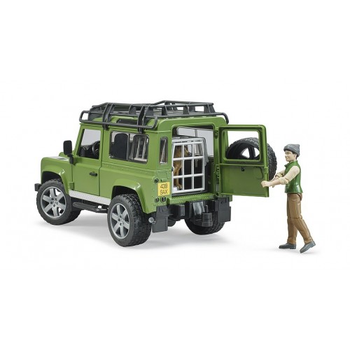 Jeep Land Rover με δασοφύλακα και σκύλο (02587)