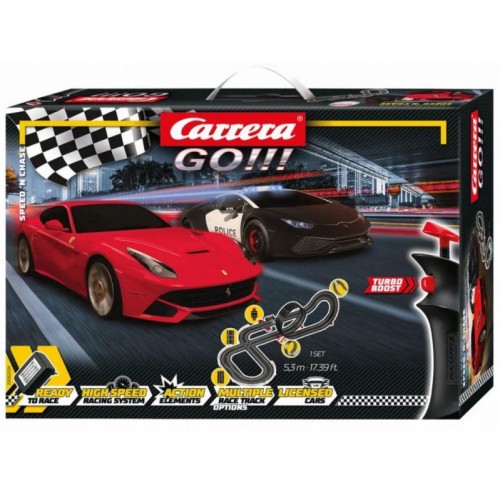 Carrera Αυτοκινητόδρομος Go Set 1:43 Speed 'n Chase (20062534)