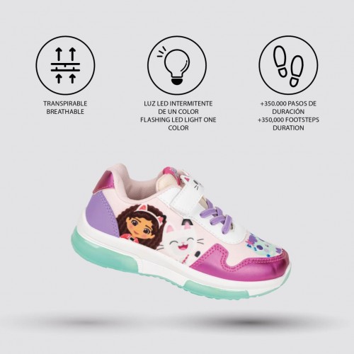 Cerda Gabby Sneaker με Φως (2300006348) Cerda Gabby Sneaker με Φως (2300006348)