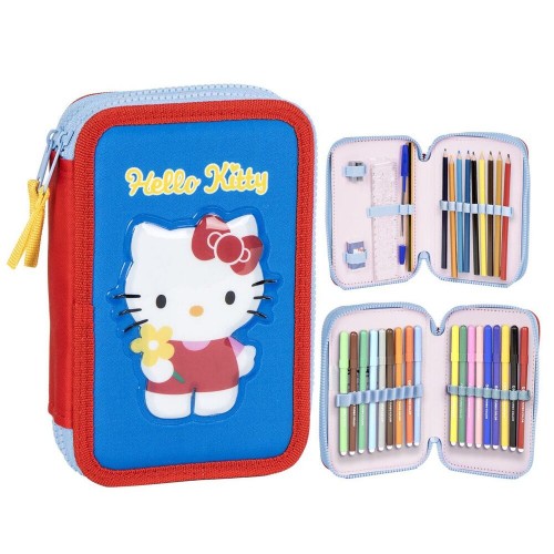 Cerda Κασετίνα Διπλή Γεμάτη Hello Kitty (2700001708)