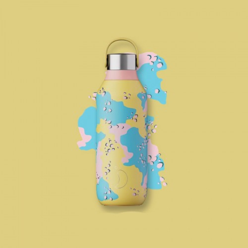 Παγούρι Chillys S2 Camo Yellow 500ml (22627)