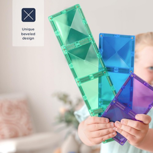 Connetix Tiles Rainbow Rectangle Pack 18pc (CON-EU-R18)